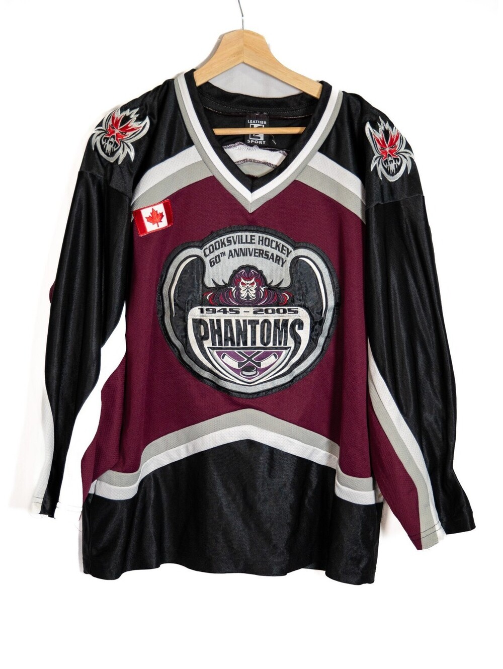 Cooksville Phantoms Hockey Jersey 60th Anniversary Wendal Clark Signed Jersey